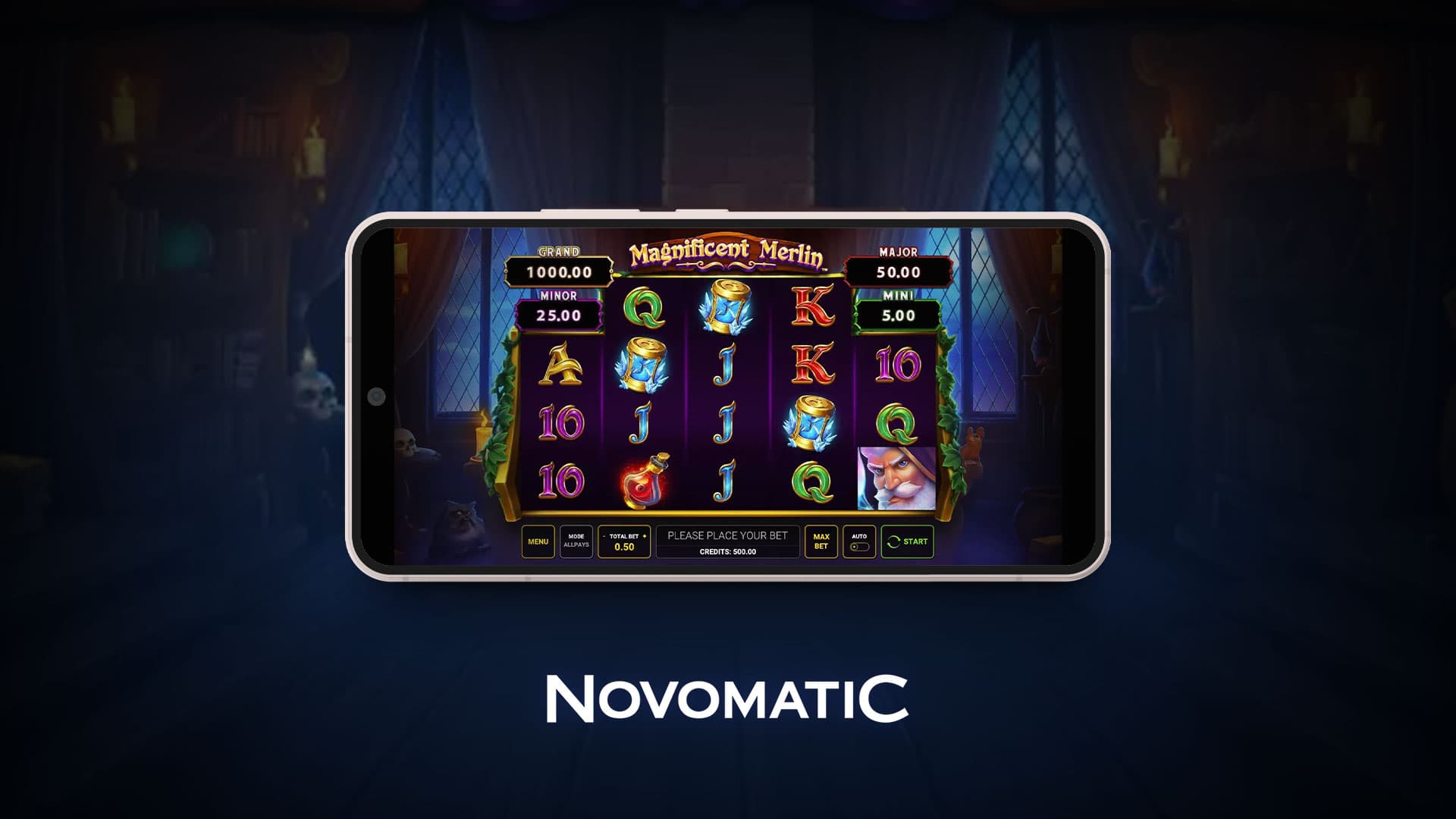 Novomatic mobile slots desktop image