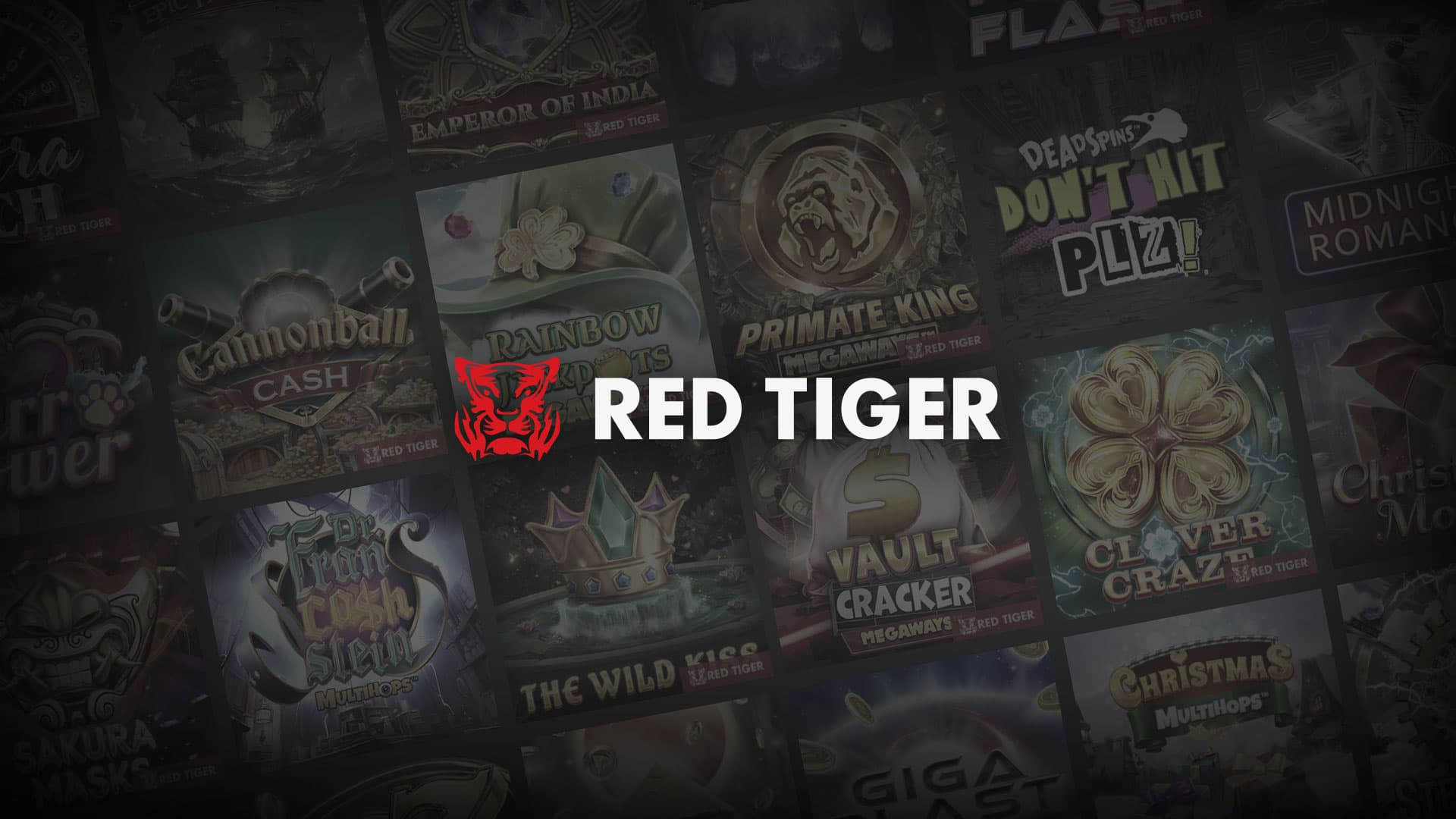 Red Tiger Gaming games selection desktop image