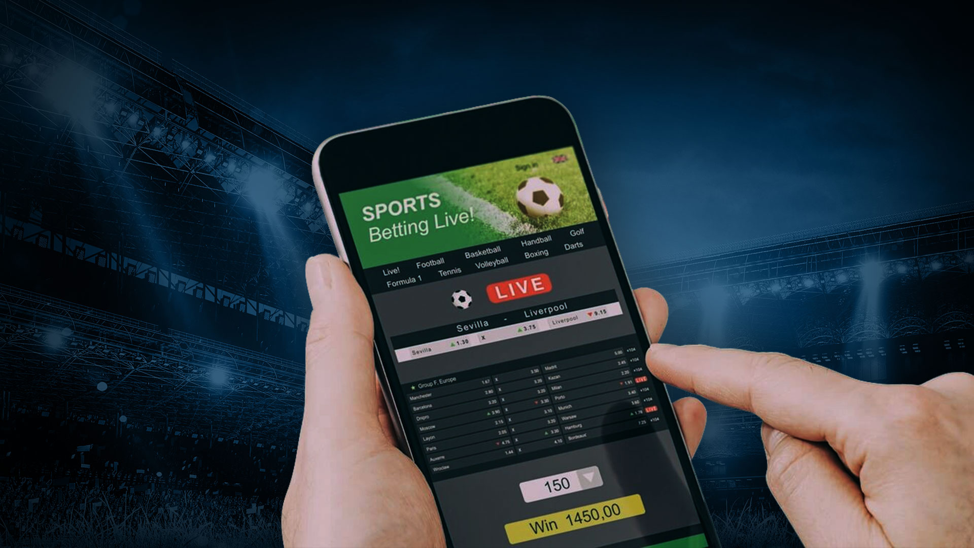 Image of a neteller betting site