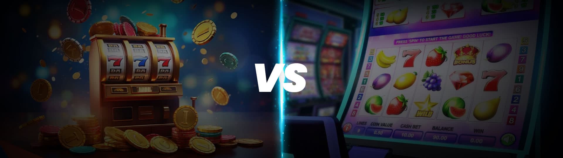 Video slots vs classic slots desktop image